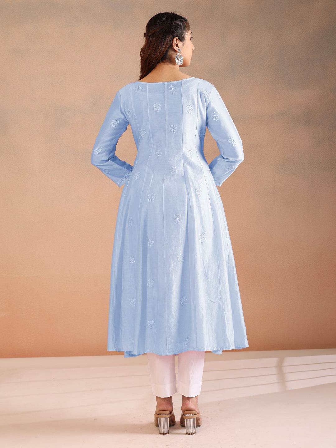 RUHANI CHANDERI ANARKALI - KRI CHIKANKARI